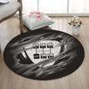 Truckdriver Living Room Round Mat Circle Rug Truck Driver 02371