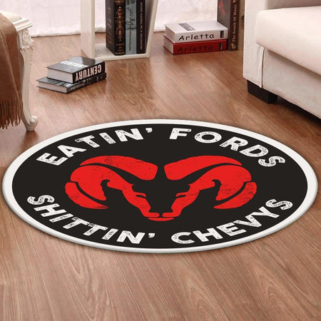 Ramdodge Living Room Round Mat Circle Rug Ram Dodge 02824