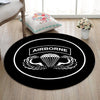 Airborne Living Room Round Mat Circle Rug 05107