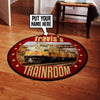 Personalized Canadian Pacific Railroad Living Room Round Mat Circle Rug 05309