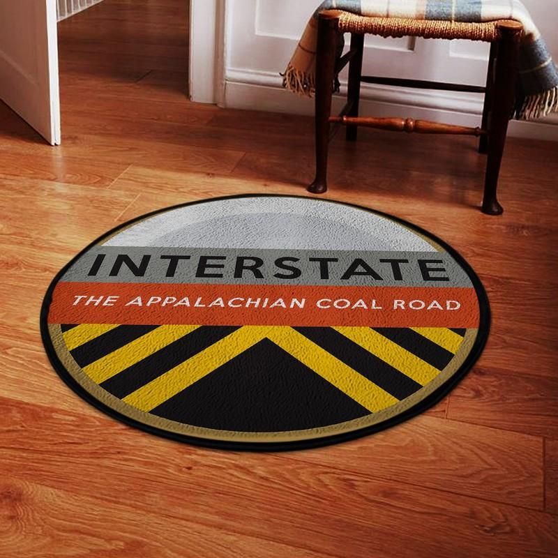 Ir Living Room Round Mat Circle Rug Interstate Railroad 04803