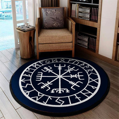 Viking Living Room Round Mat Circle Rug 05736