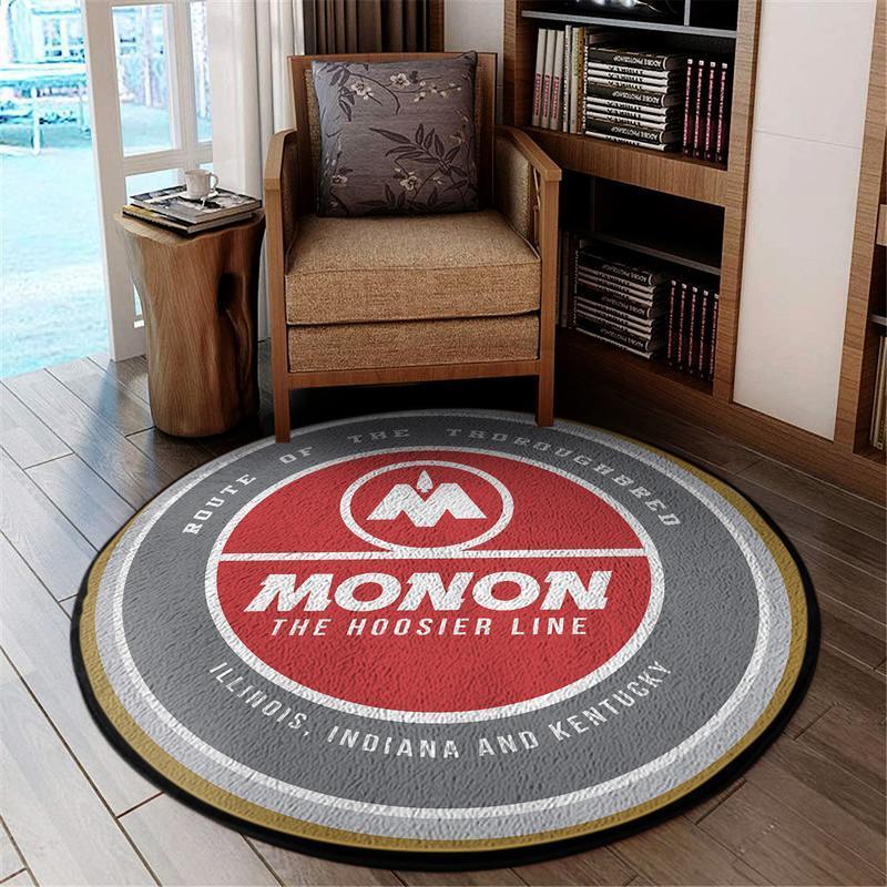Monon Living Room Round Mat Circle Rug Monon Railroad 04760