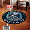 Personalized Fishing Living Room Round Mat Circle Rug 05497