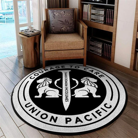 Unionpacific Living Room Round Mat Circle Rug Up Union Pacific 04782