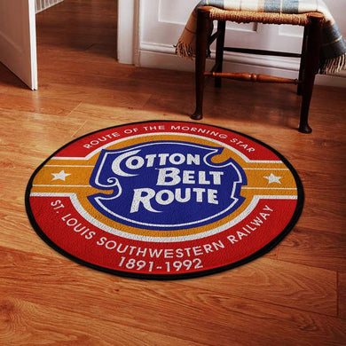 Ssw Cotton Living Room Round Mat Circle Rug Cotton Belt Route St. Louis Southwestern 04507