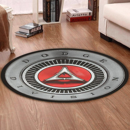 Dodge Living Room Round Mat Circle Rug Dodge Charger Division 02093