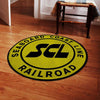 Scl Seaboard Living Room Round Mat Circle Rug Seaboard Coast Line Railroad 04571