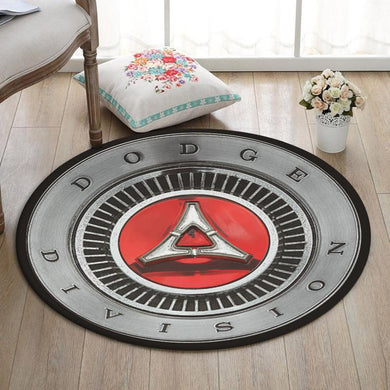 Dodge Living Room Round Mat Circle Rug Dodge Charger Division 02093