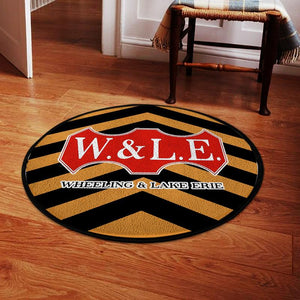 Wheeling And Lake Erie Railroad Living Room Round Mat Circle Rug 05297