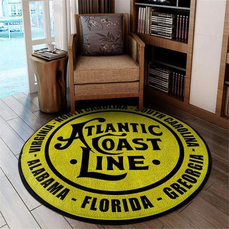 Acl Living Room Round Mat Circle Rug Acl Atlantic Coast Line Railroad 04424