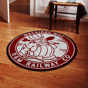 Dnm Living Room Round Mat Circle Rug Detroit And Mackinac 04937