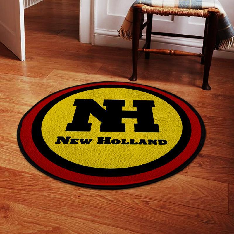 New Holland Vintage Living Room Round Mat Circle Rug 05125