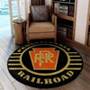 Pennsylvania Living Room Round Mat Circle Rug Prr Pennsylvania Railroad 04426