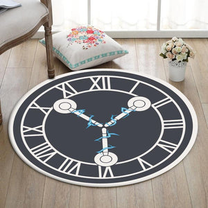 Btf Living Room Round Mat Circle Rug Back To The Future Marty Mcfly Delorean Dmc Bttf 02020