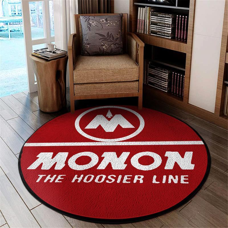 Monon Living Room Round Mat Circle Rug Monon Railroad 04628