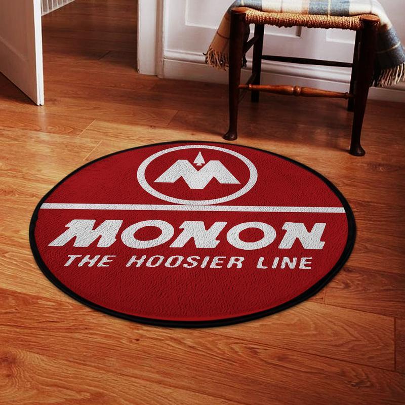 Monon Living Room Round Mat Circle Rug Monon Railroad 04628