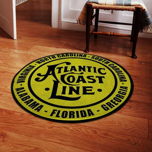 Acl Living Room Round Mat Circle Rug Acl Atlantic Coast Line Railroad 04424