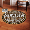 Personalized Woodshop Living Room Round Mat Circle Rug 05777