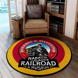 Durango Living Room Round Mat Circle Rug Durango And Silverton Narrow Gauge Railroad 04673