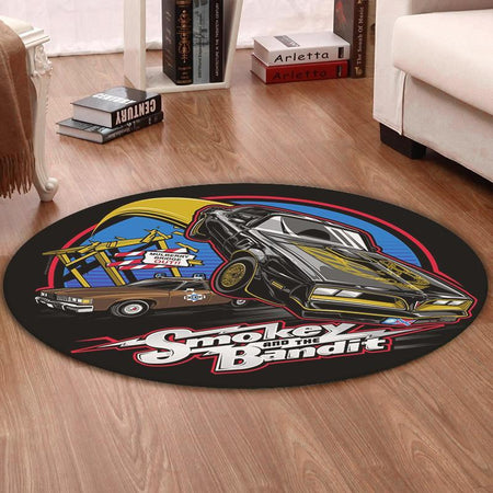 Bandit Living Room Round Mat Circle Rug Trans Am Pontiac Firebird Smokey And The Bandit 02215