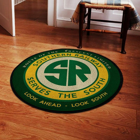 Sou Living Room Round Mat Circle Rug Sou Southern Railway 04602