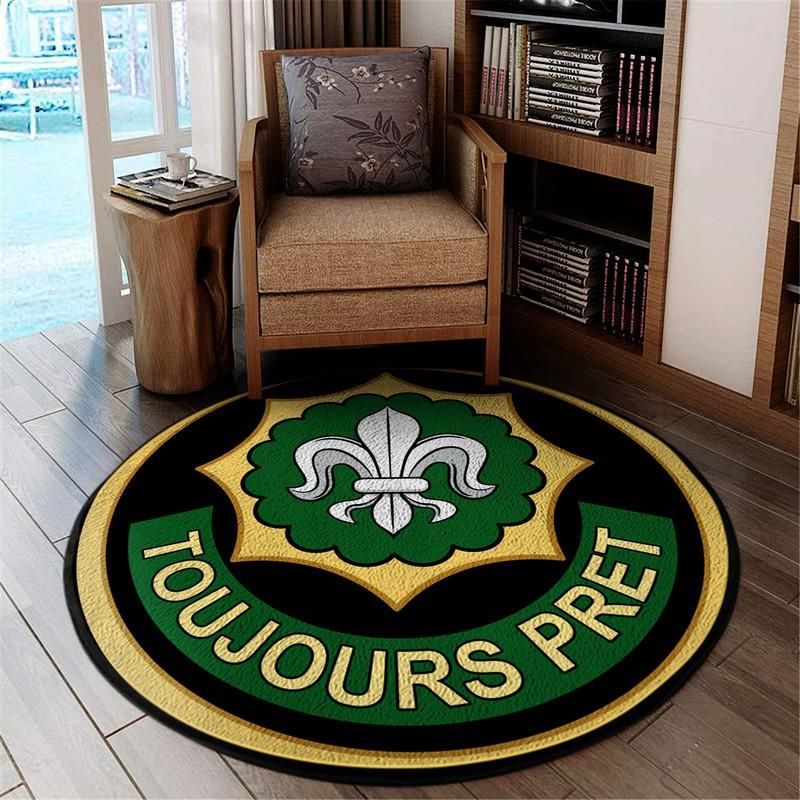 2nd Cavalry Regiment Living Room Round Mat Circle Rug 05175