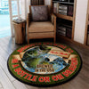 Bigmouth Fishing Living Room Round Mat Circle Rug 06156