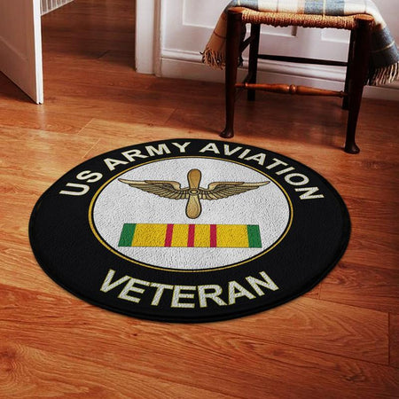 Us Army Aviation Living Room Round Mat Circle Rug 05179