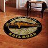 Chessie System Locomotive Rairoad Living Room Round Mat Circle Rug 05204