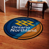 Ont Ontario Living Room Round Mat Circle Rug The Ontario Northland Railroad 04543