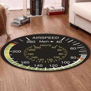 Aircraft Living Room Round Mat Circle Rug Aircraft 03520