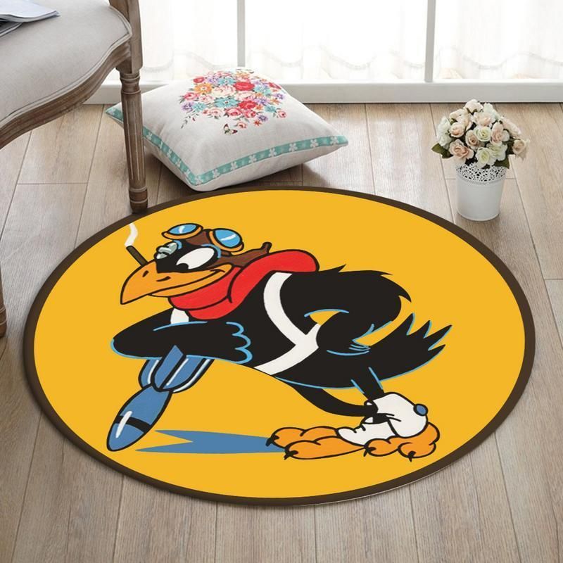 Aircraft Living Room Round Mat Circle Rug Aircraft 03404