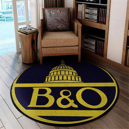 Bno Living Room Round Mat Circle Rug B&O Capital Rotunda 04358