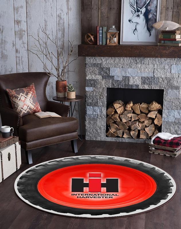 Farmall Living Room Round Mat Circle Rug Farmall Farmer 03700