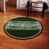 Illinois Living Room Round Mat Circle Rug Illinois Terminal Railroad 04701