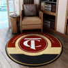 Tennessee Living Room Round Mat Circle Rug Tennessee Central Railroad 04737