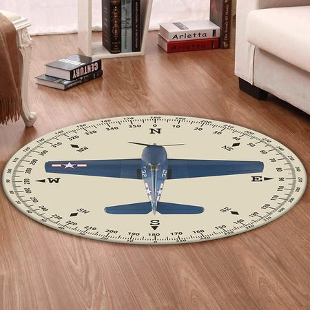 Helicat Living Room Round Mat Circle Rug F6f Helicat 03501