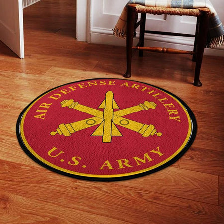 Air Defense Artillery Living Room Round Mat Circle Rug 05250