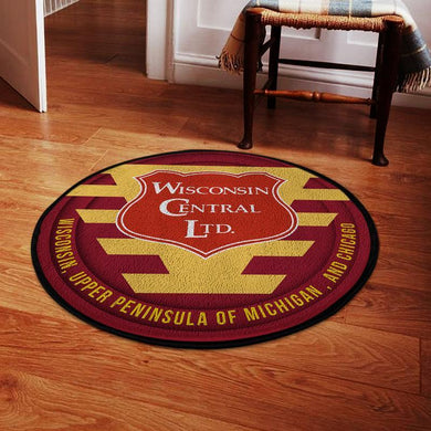 Wcl Living Room Round Mat Circle Rug Wcl Wisconsin Central Limited Railroad 04607