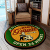 Dad's Garage If It's Broken, Call Dad Living Room Round Mat Circle Rug 05407