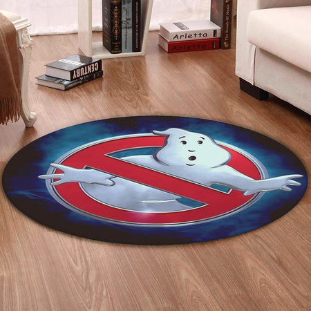 Ghostbuster Living Room Round Mat Circle Rug Ghostbuster Ecto Car 02124