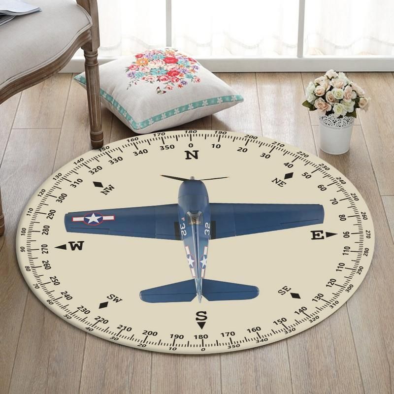 Helicat Living Room Round Mat Circle Rug F6f Helicat 03501