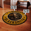 Personalized Blacksmith Living Room Round Mat Circle Rug 05425