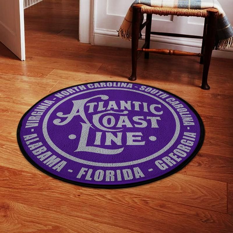 Acl Living Room Round Mat Circle Rug Acl Atlantic Coast Line Railroad 04425