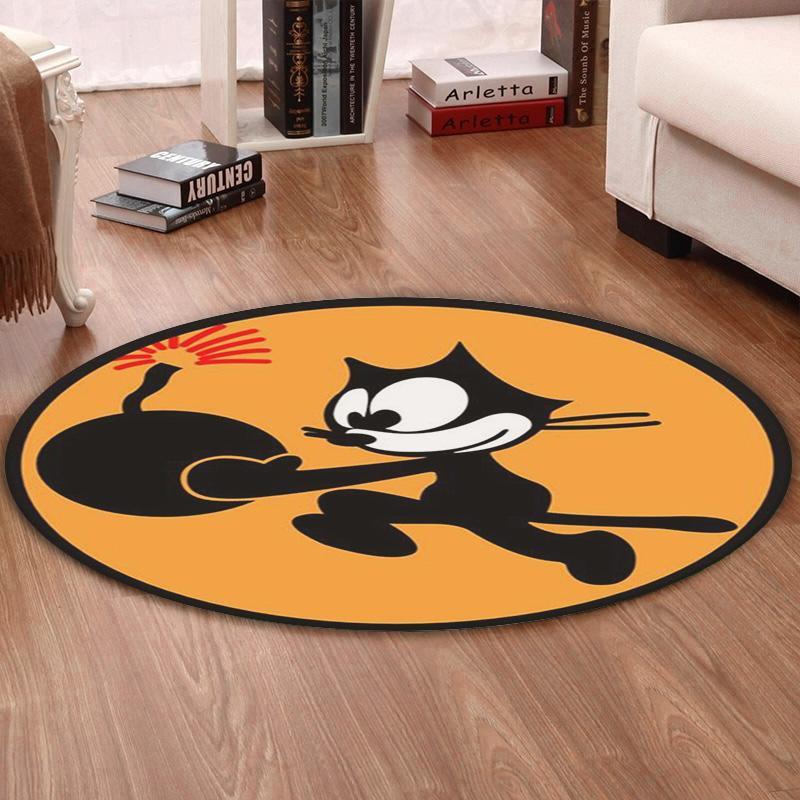 Aircraft Living Room Round Mat Circle Rug Vfa 31 Tomcatters Strike Fighter Squadron Us Navy 03408