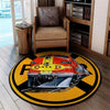 Santafe Living Room Round Mat Circle Rug Santa Fe Railroad 04693