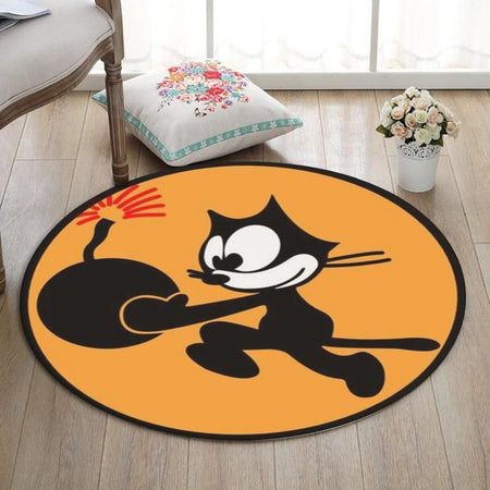 Aircraft Living Room Round Mat Circle Rug Vfa 31 Tomcatters Strike Fighter Squadron Us Navy 03408