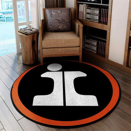 Icr Living Room Round Mat Circle Rug Illinois Central Ic Railroad 04504