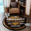 Personalized Brew House Living Room Round Mat Circle Rug 05754